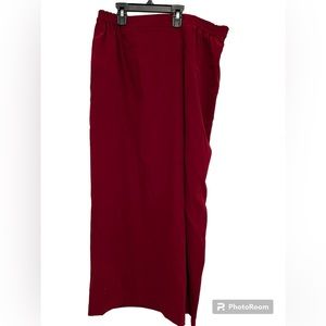 Burgundy size 14 skirt
